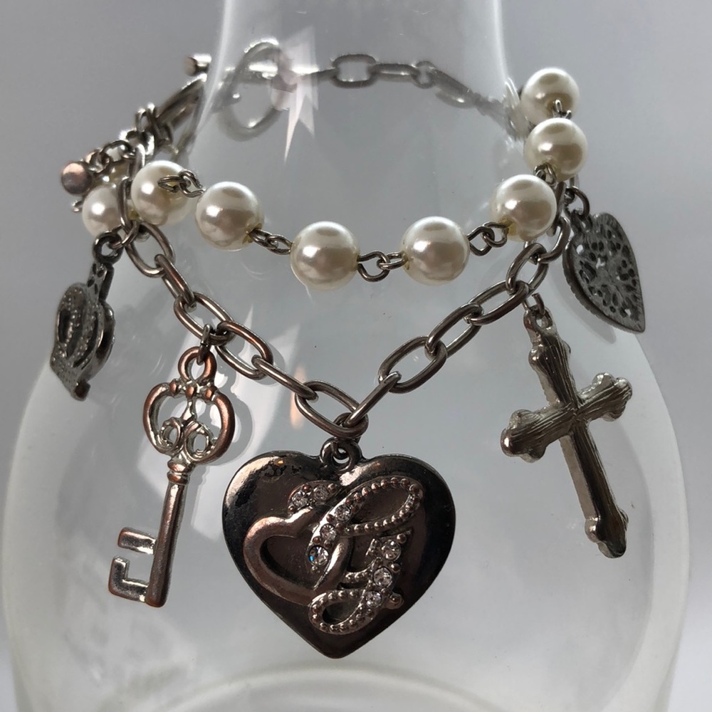 Bracelet with charms.